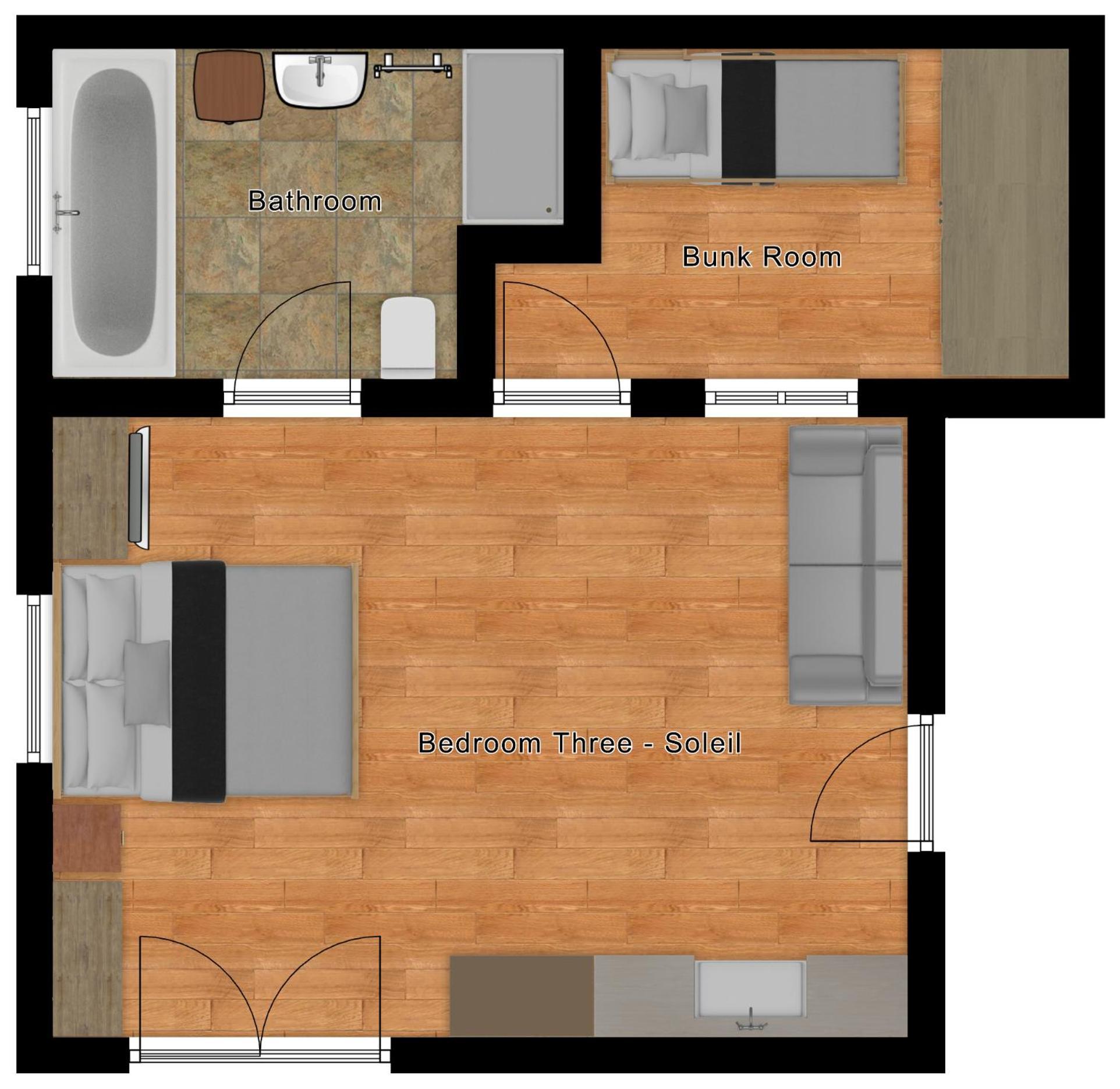 Chalet Aventure B&B Ле-Гет Экстерьер фото
